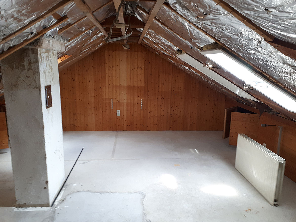 Dachgeschoss Umbau Renovierung Malerbetrieb Windeck